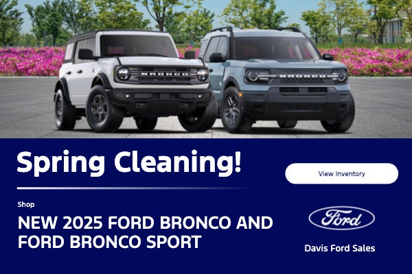 Shop New 2025 Ford Bronco and Ford Bronco Sport